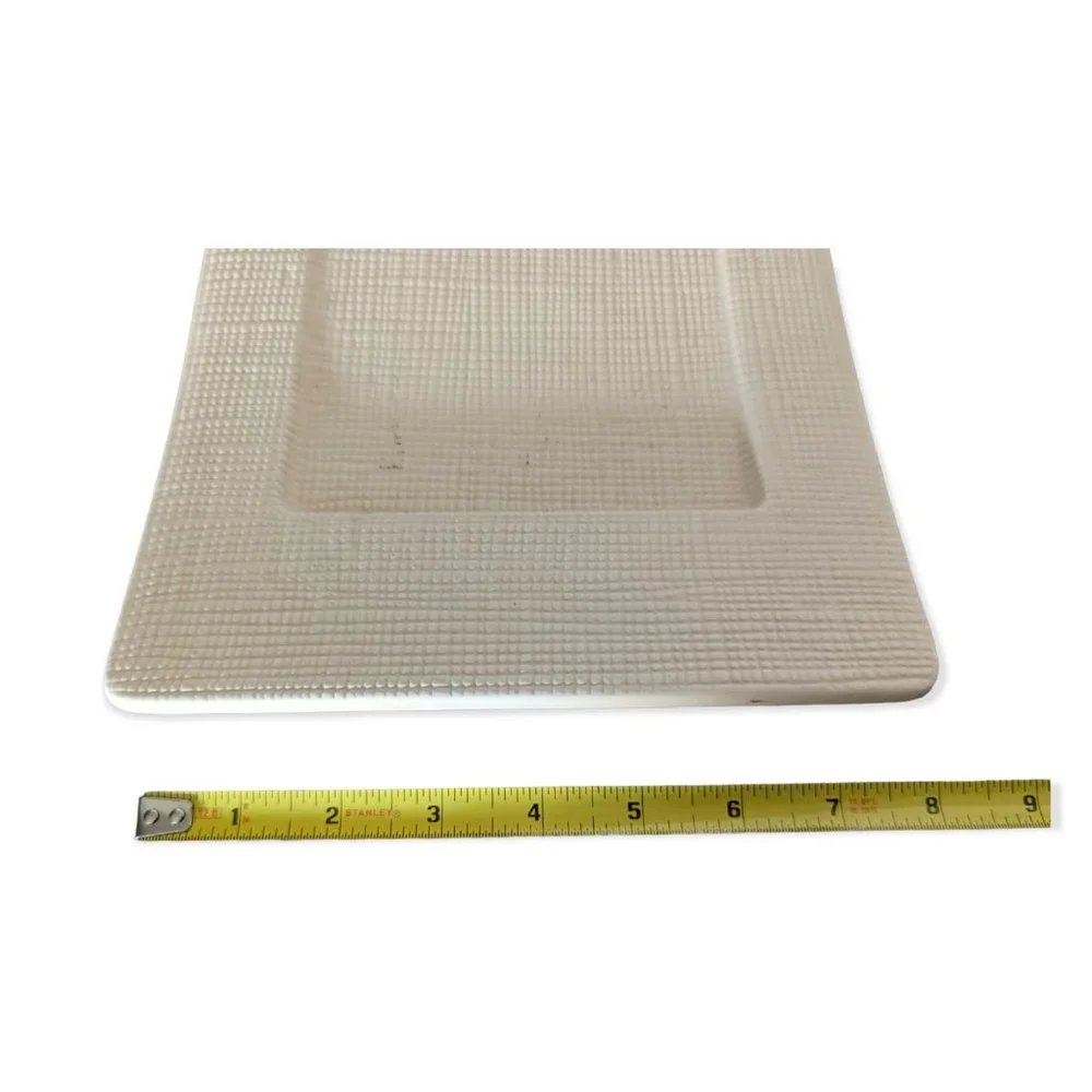 PartyLite Retired Linen Pillar Large Candle Holder